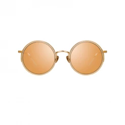 Women's Ralph & Russo Watson Round Sunglasses In Ash