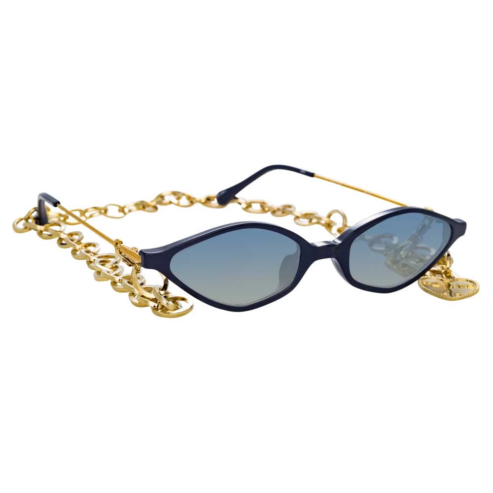Linda Farrow Alessandra Rich 3 C3 Angular Sunglasses 2 Linda Farrow Alessandra Rich 3 C3 Angular Sunglasses