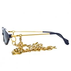 Linda Farrow Alessandra Rich 3 C3 Angular Sunglasses 7 Linda Farrow Alessandra Rich 3 C3 Angular Sunglasses