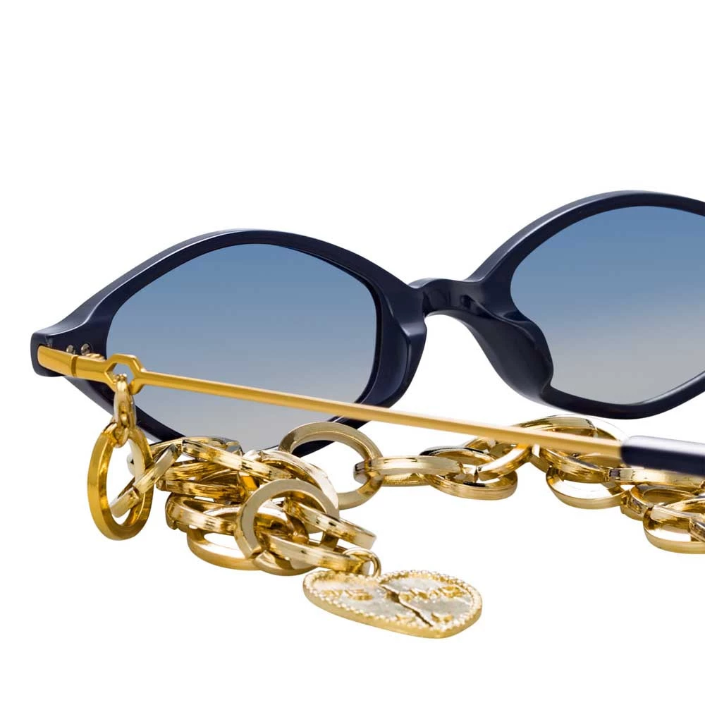 Linda Farrow Alessandra Rich 3 C3 Angular Sunglasses 5 Linda Farrow Alessandra Rich 3 C3 Angular Sunglasses