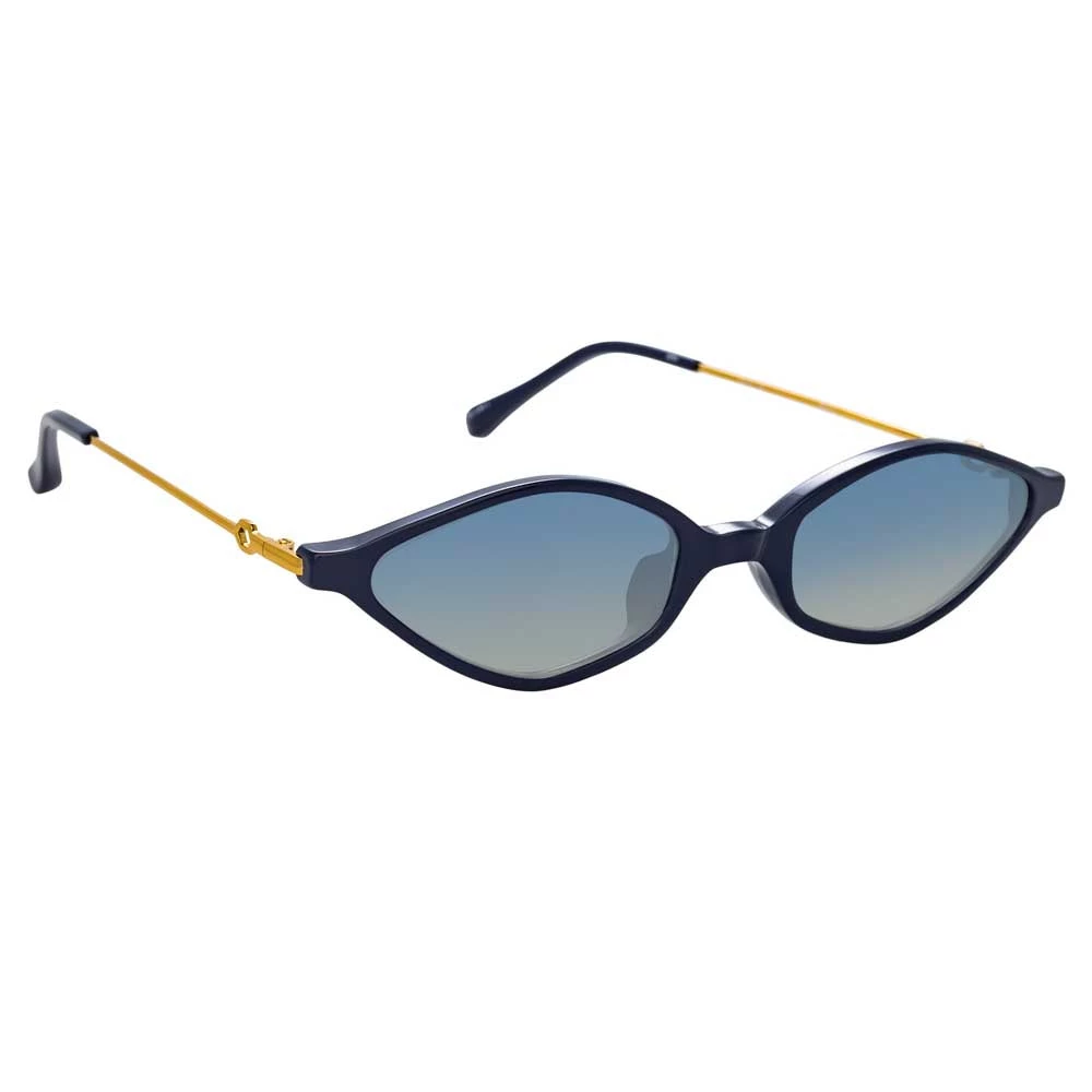 Linda Farrow Alessandra Rich 3 C3 Angular Sunglasses 4 Linda Farrow Alessandra Rich 3 C3 Angular Sunglasses
