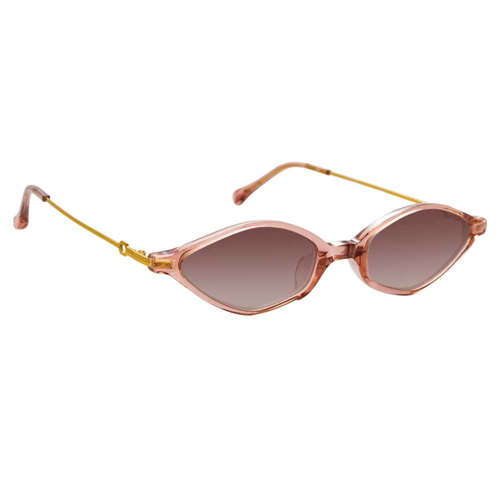 Linda Farrow Alessandra Rich 3 C6 Angular Sunglasses Women's 3 Linda Farrow Alessandra Rich 3 C6 Angular Sunglasses Women's