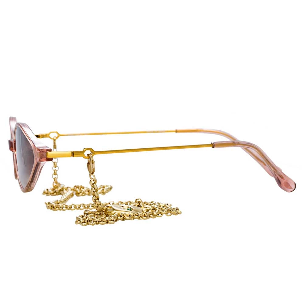 Linda Farrow Alessandra Rich 3 C6 Angular Sunglasses Women's 4 Linda Farrow Alessandra Rich 3 C6 Angular Sunglasses Women's