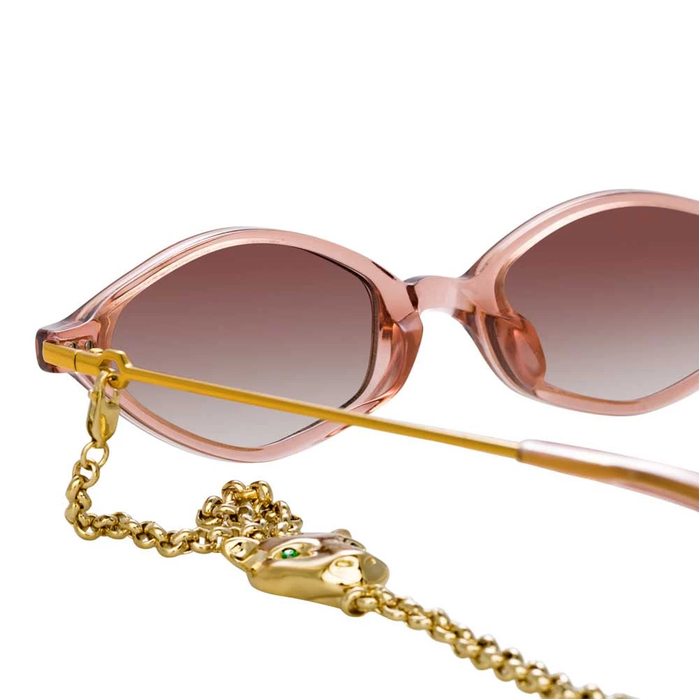 Linda Farrow Alessandra Rich 3 C6 Angular Sunglasses Women's 5 Linda Farrow Alessandra Rich 3 C6 Angular Sunglasses Women's