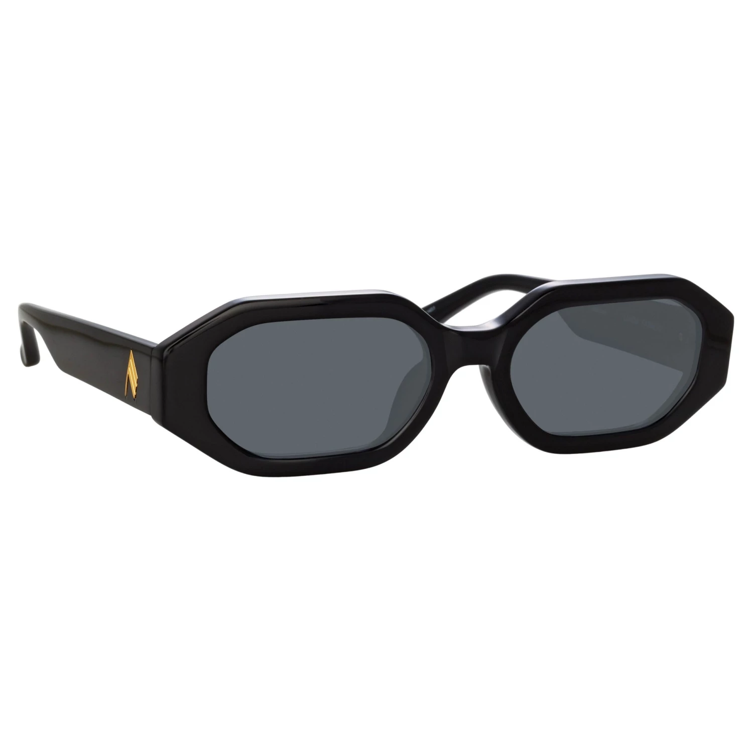 Women's The Attico Irene Angular Sunglasses In Black 3 Women's The Attico Irene Angular Sunglasses In Black