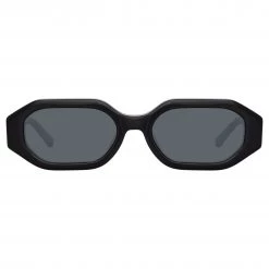 Women's The Attico Irene Angular Sunglasses In Black