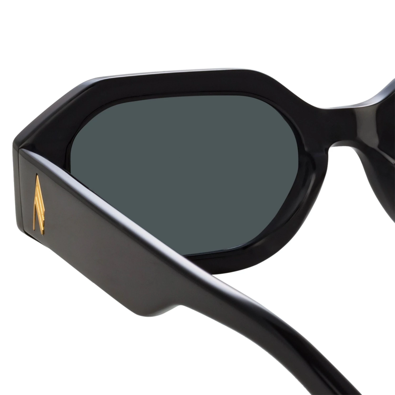 Women's The Attico Irene Angular Sunglasses In Black 5 Women's The Attico Irene Angular Sunglasses In Black
