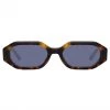 The Attico Irene Angular Sunglasses In Tortoiseshell