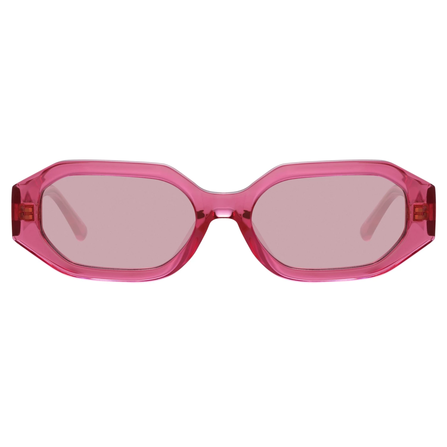 The Attico Irene Angular Sunglasses In Strawberry Women's 1 The Attico Irene Angular Sunglasses In Strawberry Women's