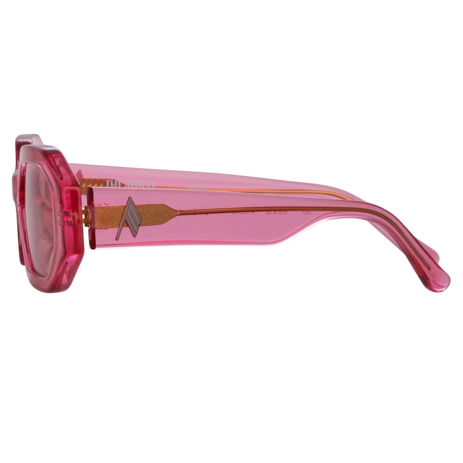 The Attico Irene Angular Sunglasses In Strawberry Women's 3 The Attico Irene Angular Sunglasses In Strawberry Women's