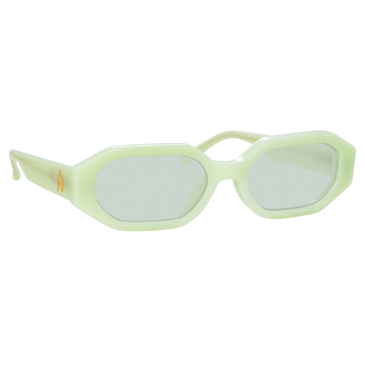 The Attico Irene Angular Sunglasses In Mint Women's 2 The Attico Irene Angular Sunglasses In Mint Women's