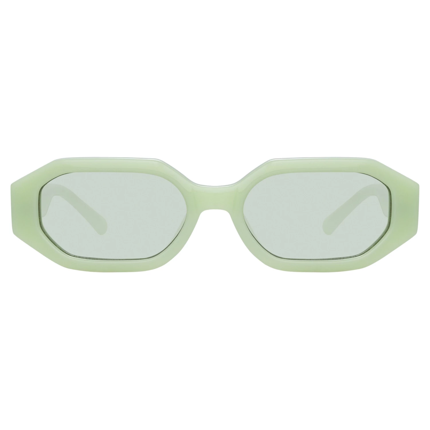 The Attico Irene Angular Sunglasses In Mint Women's 1 The Attico Irene Angular Sunglasses In Mint Women's