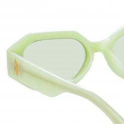 The Attico Irene Angular Sunglasses In Mint Women's 6 The Attico Irene Angular Sunglasses In Mint Women's