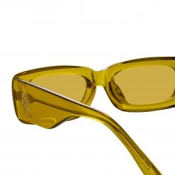 The Attico Mini Marfa In Mustard