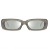 The Attico Mini Marfa In Silver Women's