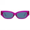 The Attico Vanessa Cat Eye Sunglasses In Fucshia Women's