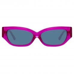 The Attico Vanessa Cat Eye Sunglasses In Fucshia Women's