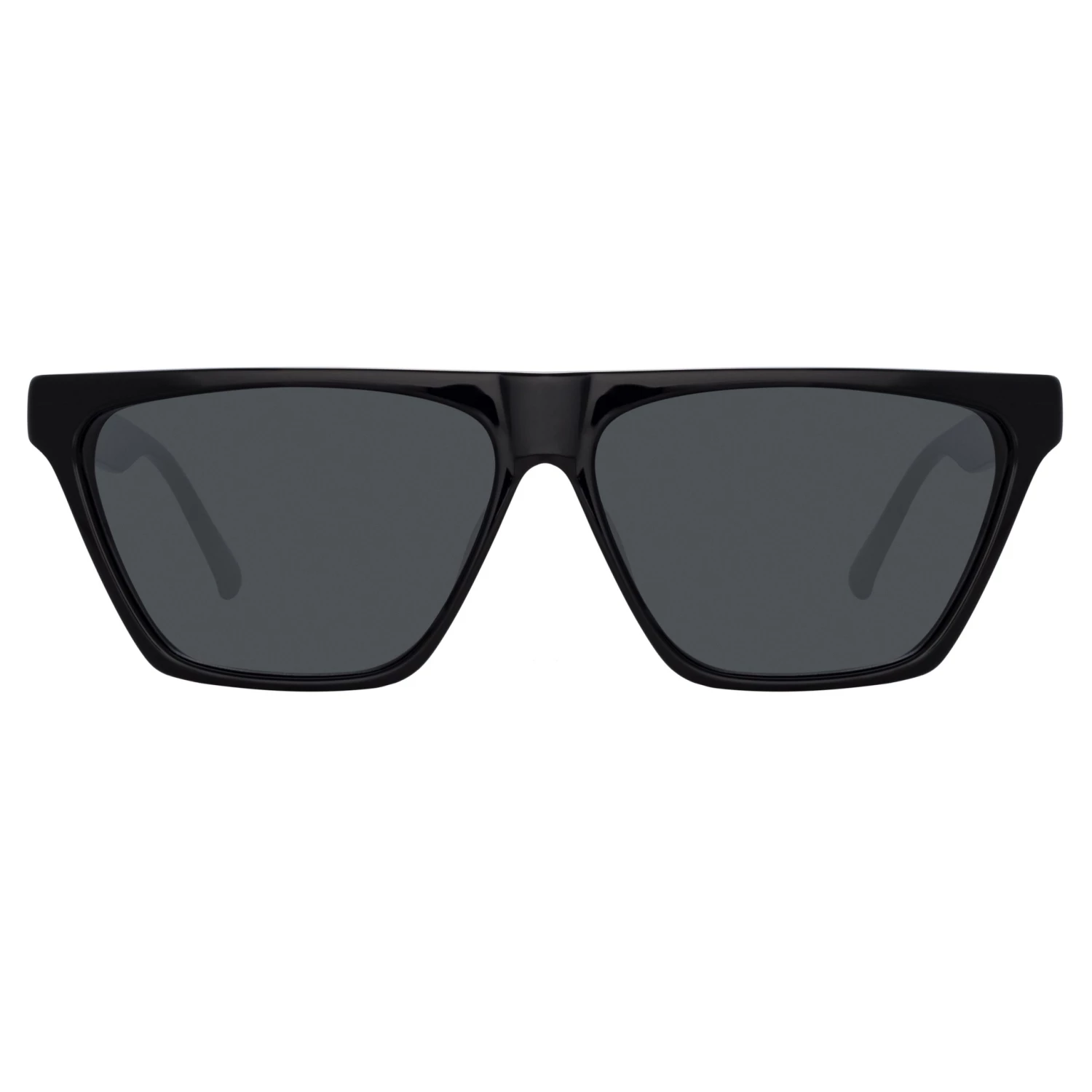 Women's The Attico Erin Flat Top Sunglasses In Black 1 Women's The Attico Erin Flat Top Sunglasses In Black