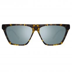 Women's The Attico Erin Flat Top Sunglasses In Tortoiseshell