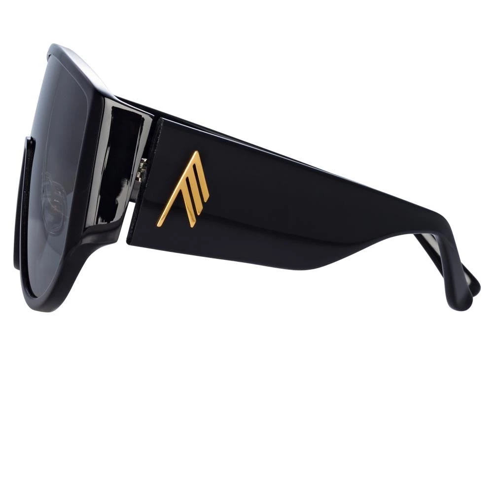 The Attico Iman Shield Sunglasses In Black Women's 4 The Attico Iman Shield Sunglasses In Black Women's