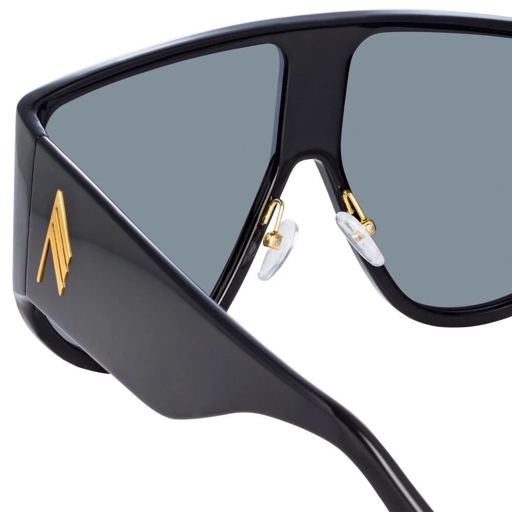 The Attico Iman Shield Sunglasses In Black Women's 5 The Attico Iman Shield Sunglasses In Black Women's