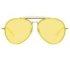 Linda Farrow Women's Dries Van Noten 188 C2 Aviator Sunglasses