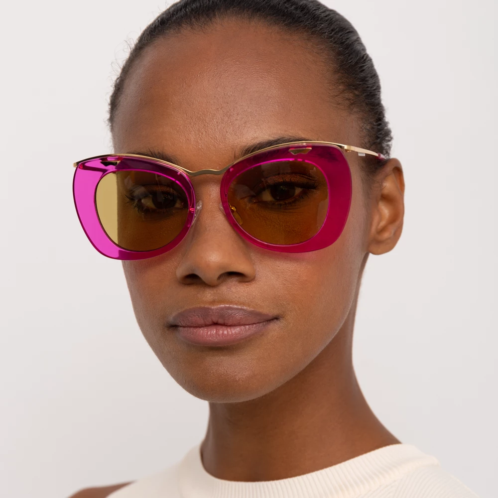 Linda Farrow Dries Van Noten 193 C2 Cat Eye Sunglasses Women's 3 Linda Farrow Dries Van Noten 193 C2 Cat Eye Sunglasses Women's