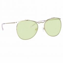 Linda Farrow Dries Van Noten 194 C4 Cat Eye Sunglasses