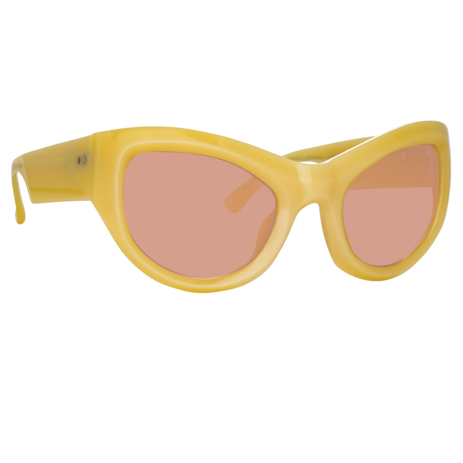 Dries Van Noten Wrap Sunglasses In Beige 2 Dries Van Noten Wrap Sunglasses In Beige