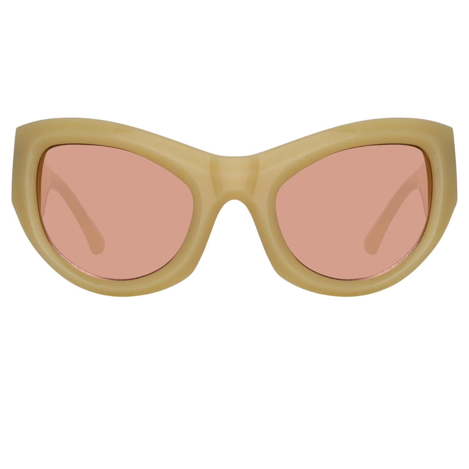 Dries Van Noten Wrap Sunglasses In Beige 1 Dries Van Noten Wrap Sunglasses In Beige