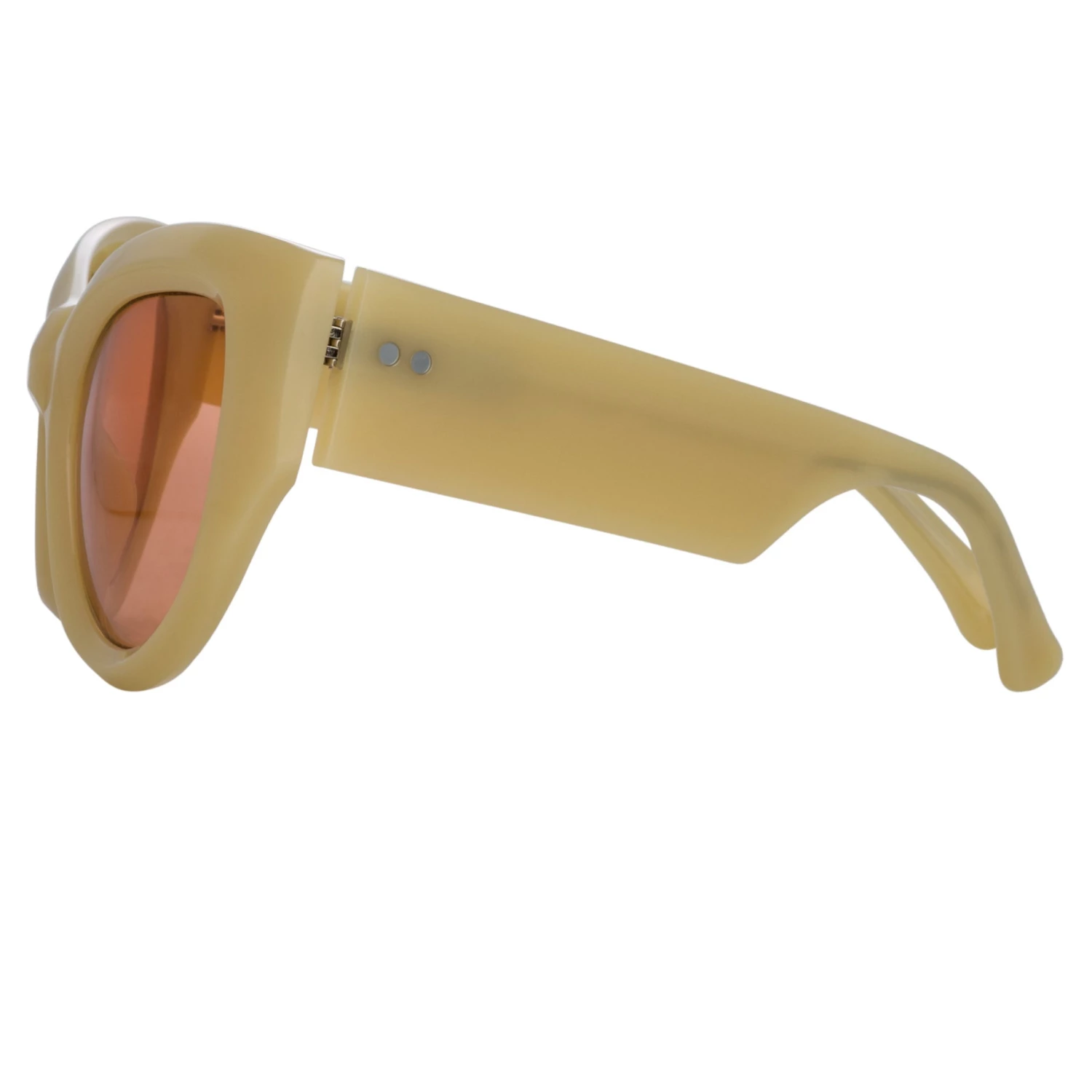 Dries Van Noten Wrap Sunglasses In Beige 3 Dries Van Noten Wrap Sunglasses In Beige