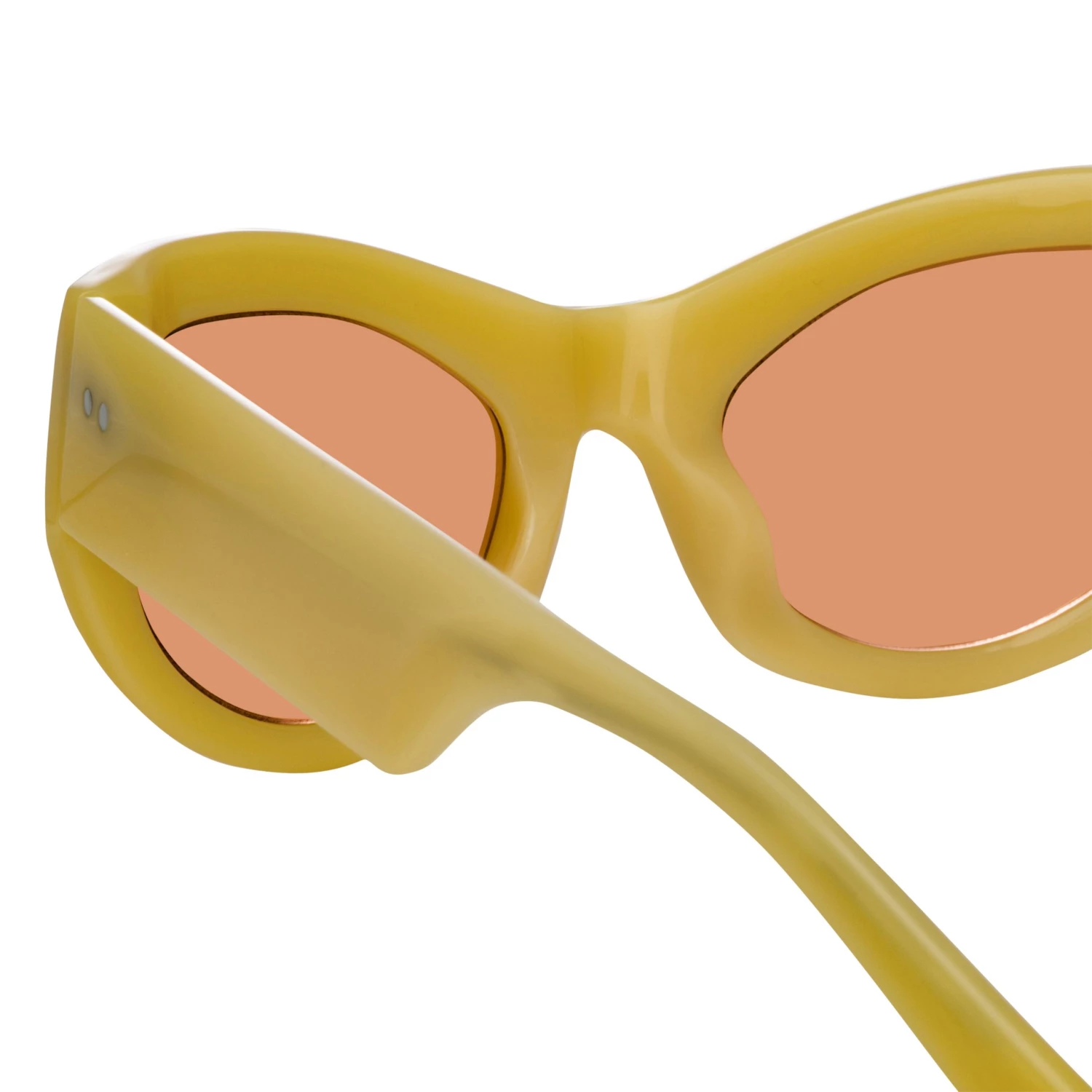 Dries Van Noten Wrap Sunglasses In Beige 4 Dries Van Noten Wrap Sunglasses In Beige