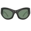 Women's Dries Van Noten Wrap Sunglasses In Grey