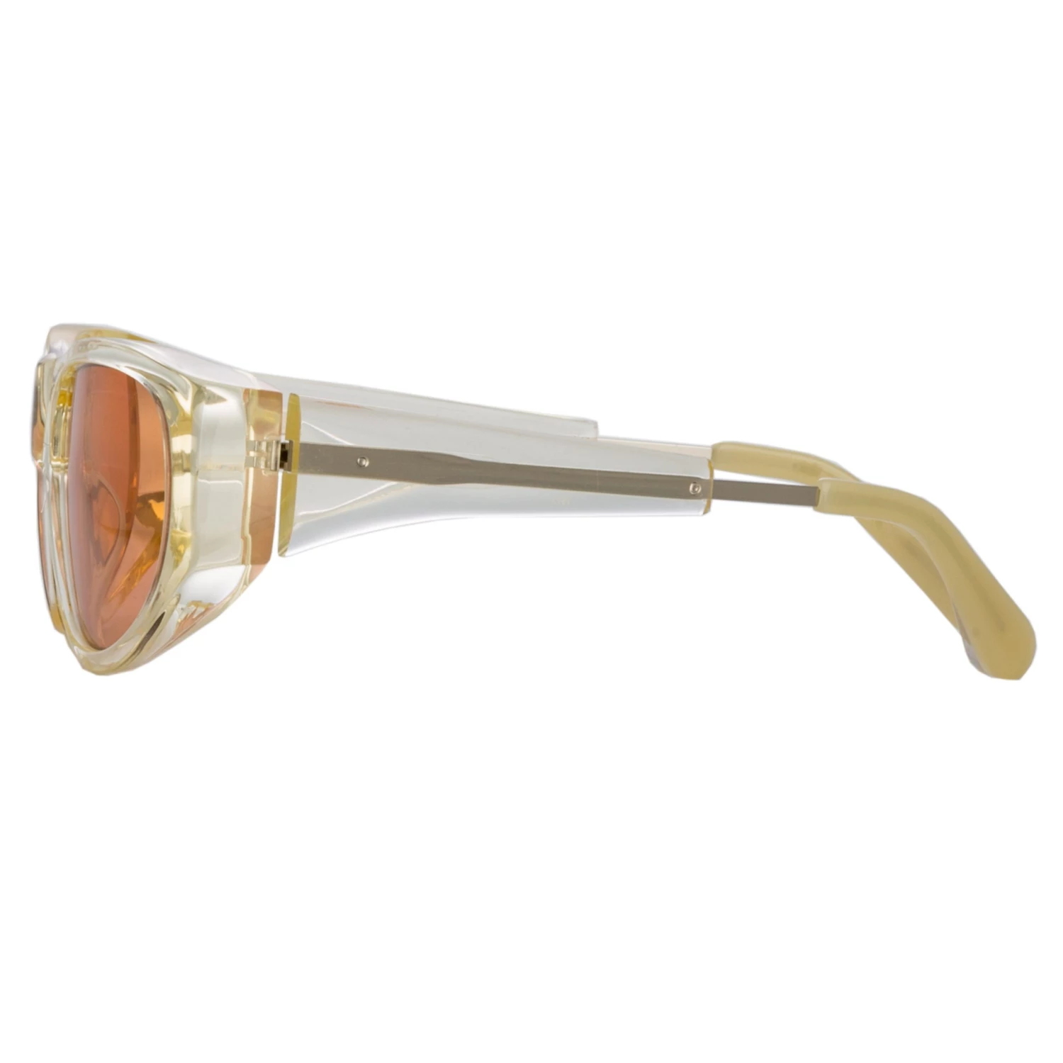 Dries Van Noten D-Frame Sunglasses In Beige 3 Dries Van Noten D-Frame Sunglasses In Beige