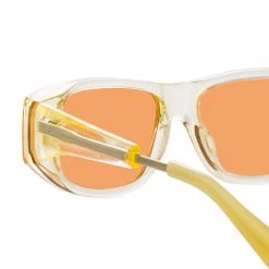 Dries Van Noten D-Frame Sunglasses In Beige 7 Dries Van Noten D-Frame Sunglasses In Beige