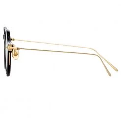 Women's Linda Farrow Linear Wren A C1 Angular Optical Frame 6 Women's Linda Farrow Linear Wren A C1 Angular Optical Frame