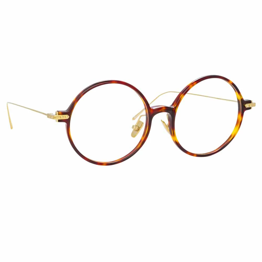 Linda Farrow Linear Savoye A C3 Round Optical Frame 2 Linda Farrow Linear Savoye A C3 Round Optical Frame