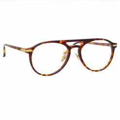 Linda Farrow Linear Ando C2 Aviator Optical Frame