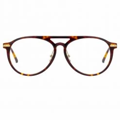 Linda Farrow Linear Ando C2 Aviator Optical Frame