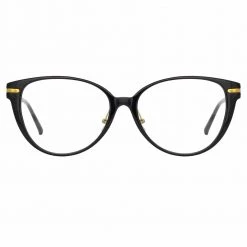 Linda Farrow Linear Arch A C1 Cat Eye Optical Frame