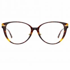 Women's Linda Farrow Linear Arch A C2 Cat Eye Optical Frame