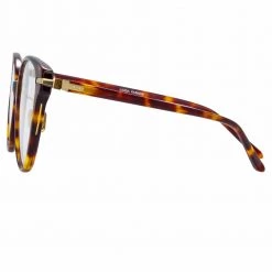 Women's Linda Farrow Linear Arch A C2 Cat Eye Optical Frame