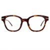 Linda Farrow Linear Atkins Optical D-Frame In Tortoiseshell Women's