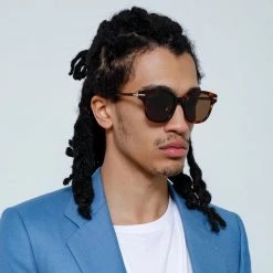 Linda Farrow Linear Women's Atkins D-Frame Sunglasses In Tortoiseshell (Men's)