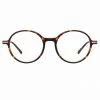 Linda Farrow Linear Merrick Oval Optical Frame In Tortoiseshell