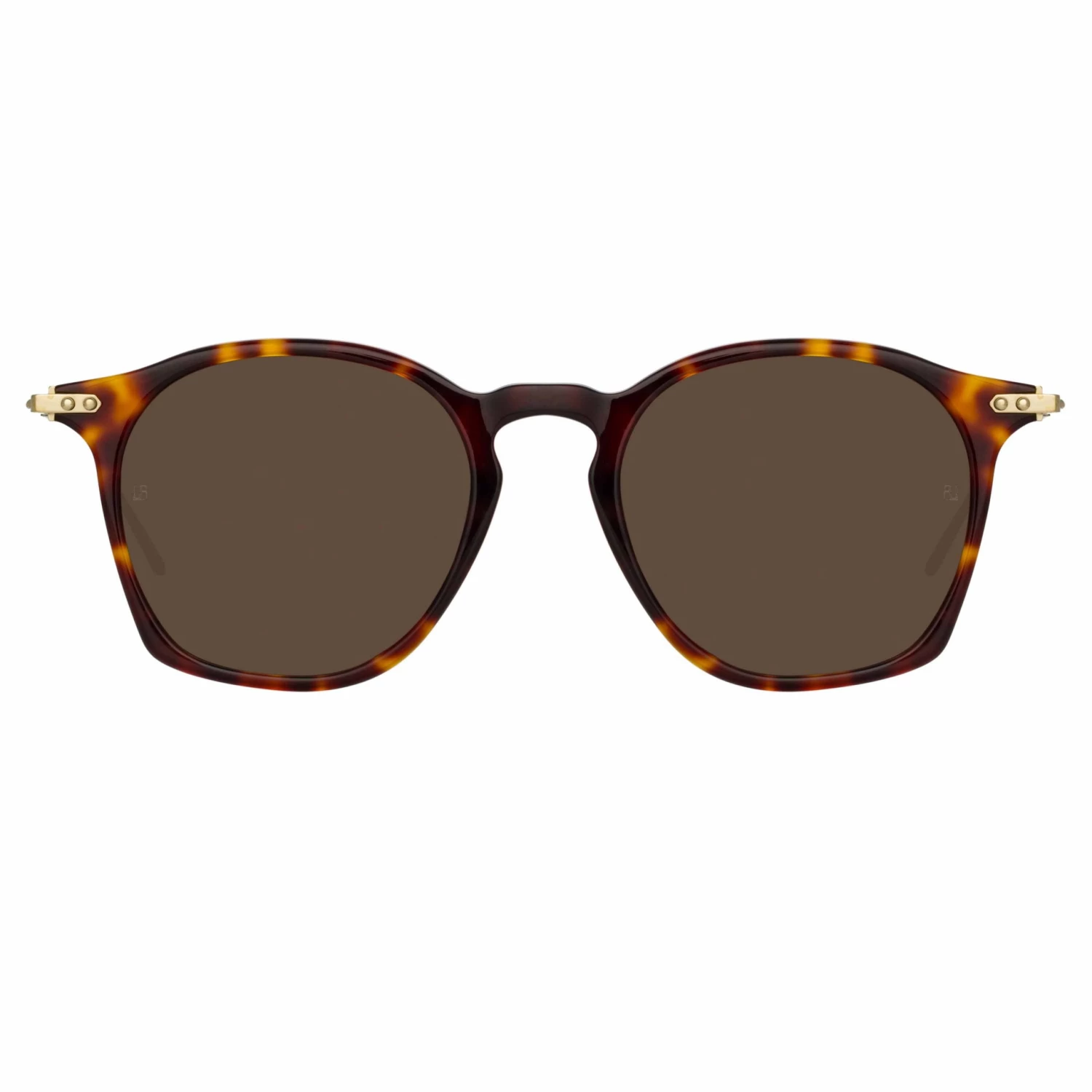 Linda Farrow Linear Mila Square Sunglasses In Tortoiseshell 1 Linda Farrow Linear Mila Square Sunglasses In Tortoiseshell