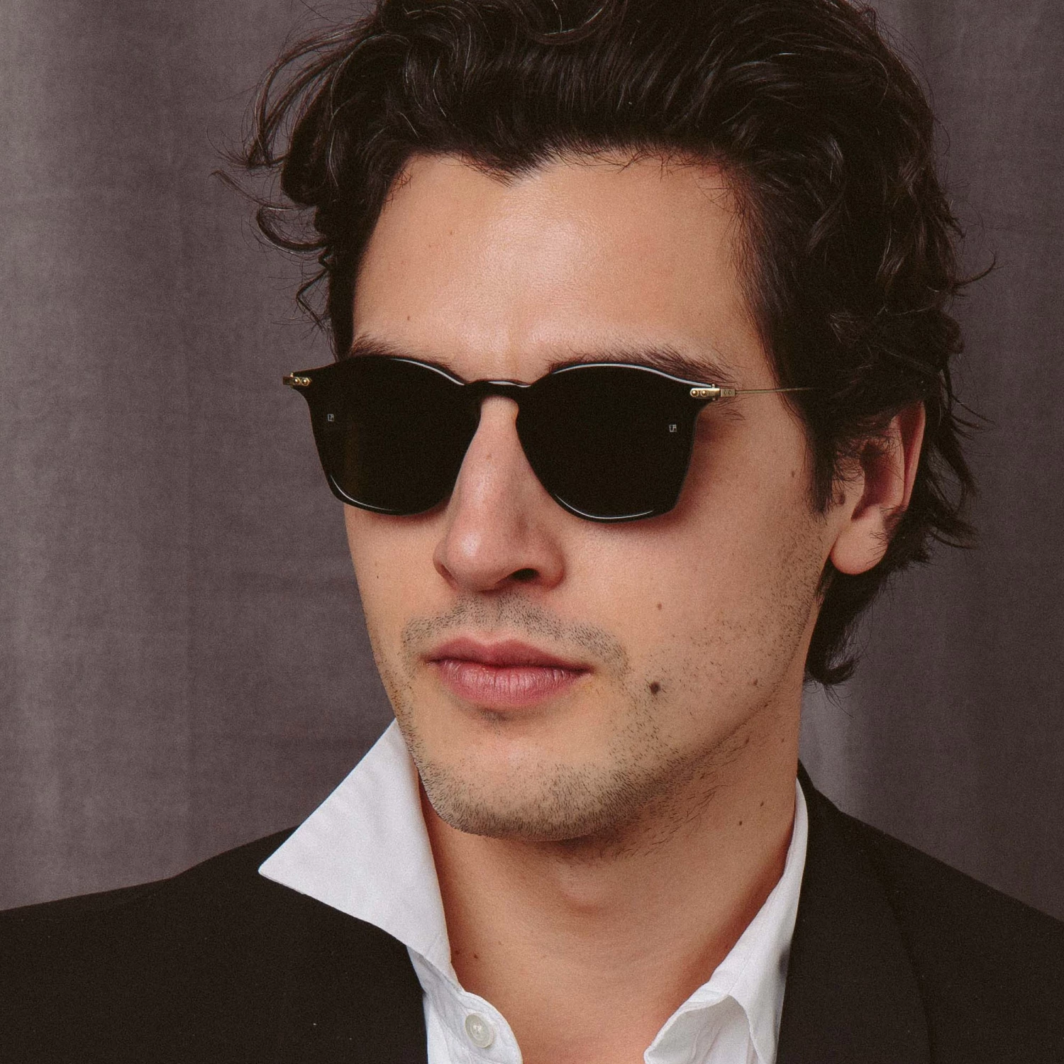 Linda Farrow Linear Mila A Square Sunglasses In Black 3 Linda Farrow Linear Mila A Square Sunglasses In Black