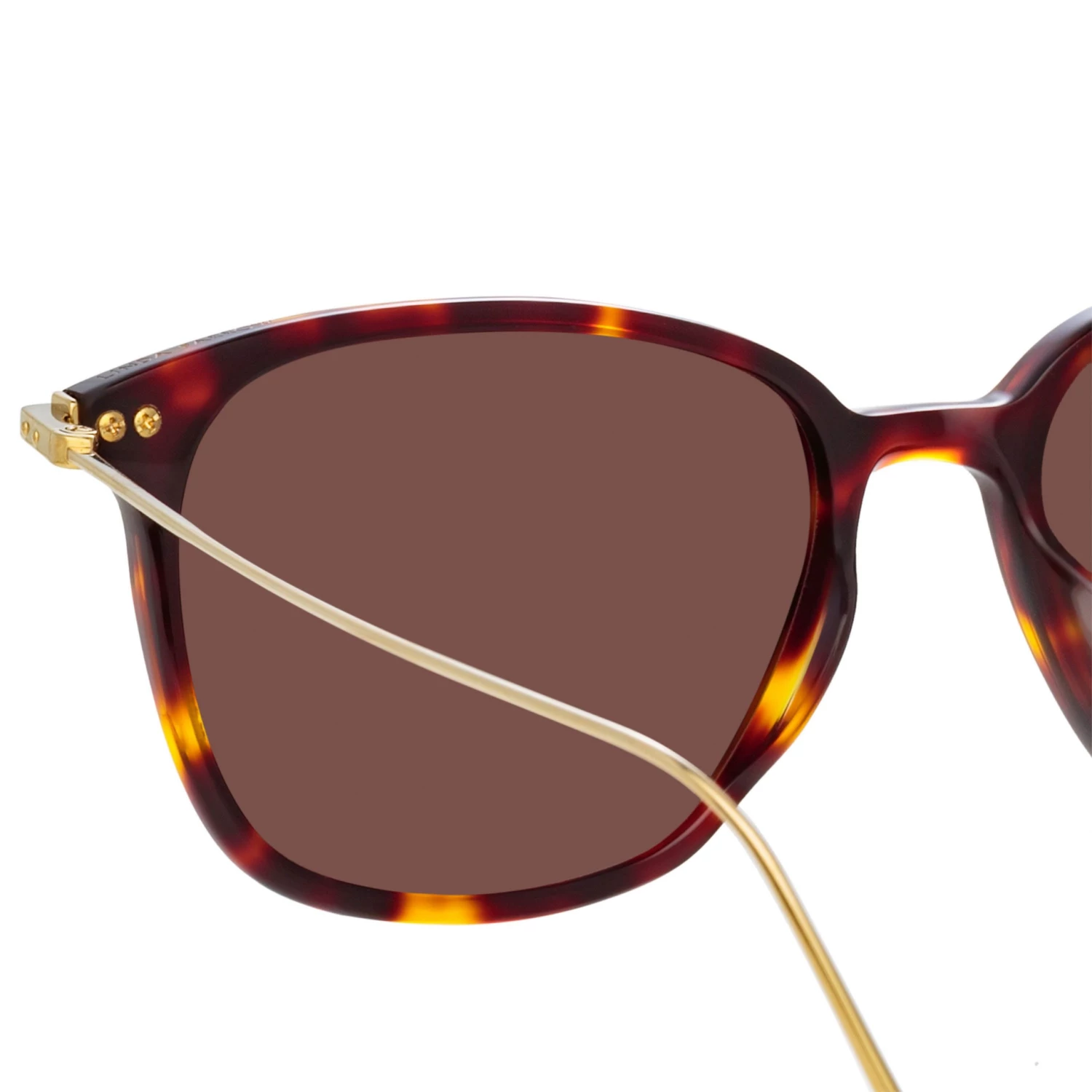 Linda Farrow Linear The LINEAR Collection Coffey A Rectangular Sunglasses In Tortoiseshell 4 Linda Farrow Linear The LINEAR Collection Coffey A Rectangular Sunglasses In Tortoiseshell