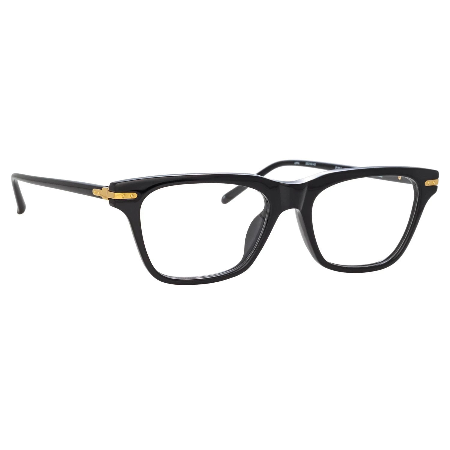 Linda Farrow Linear Mae Cat Eye Optical Frame In Black 3 Linda Farrow Linear Mae Cat Eye Optical Frame In Black
