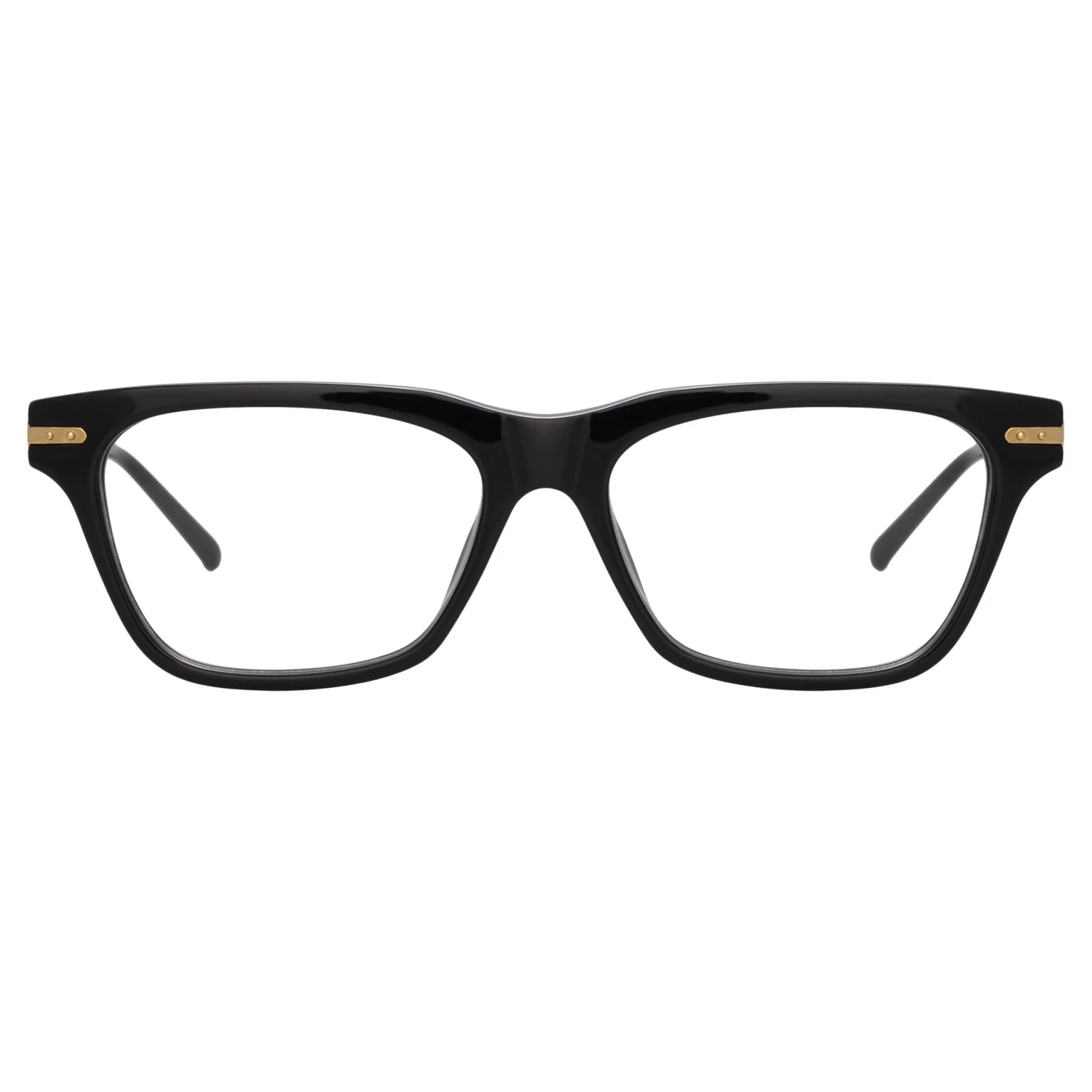 Linda Farrow Linear Mae Cat Eye Optical Frame In Black 1 Linda Farrow Linear Mae Cat Eye Optical Frame In Black
